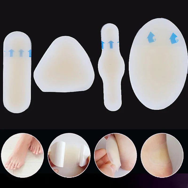

2 Pcs Self Adhesive Hydrocolloid Gel Blister Plaster Anti-Wearing Heel Sticker Pedicure Patch Foot Care Tools For Relieving Pain