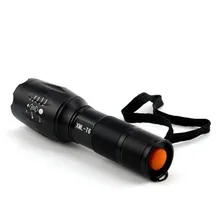 USA Hot E17 XM-L T6 3800LM Aluminum Waterproof Zoomable LED Flashlight Torch light for 18650 Rechargeable or AAA Battery