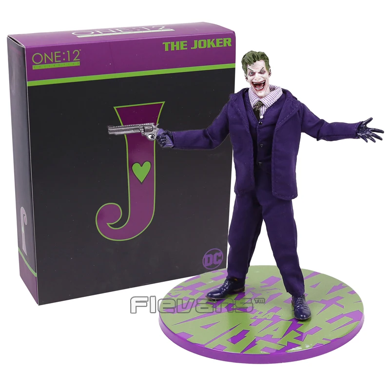 

MEZCO Batman The Joker Action Figures 1:12 With Real Clothing MEZCO Movable Model Toy
