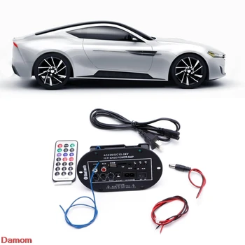 

40W Car Bluetooth Subwoofer Hi-Fi Bass Amplifier Board Audio TF USB 220V/12V/24V