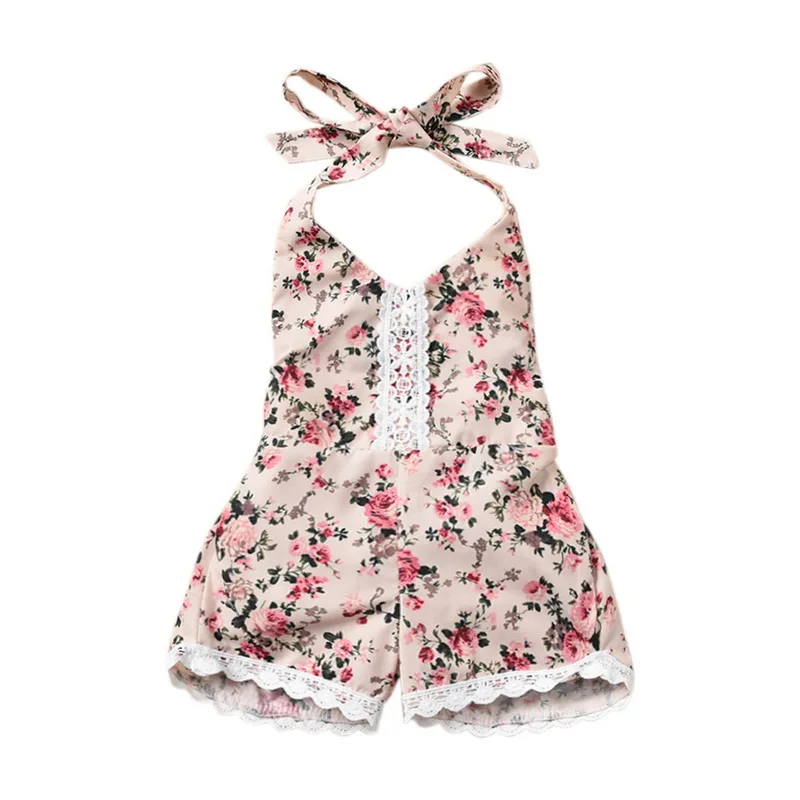 

Baby Girl Floral Romper Baby Playsuit With Newborn Headband 2 Pcs Set Infant Lace Outfit Baby Clothes Newborn
