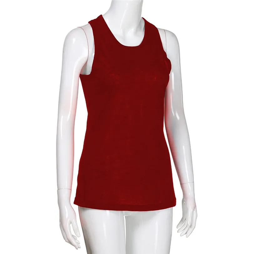 Racerback Workout Tank Top Vest Women Casual Loose Camis 2018 Women's Tops Base Shirt Women's Blouse Wholesale noAR13 (9)
