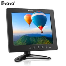 Eyoyo HD " 1024x768 VGA HDMl AV видео ЖК-дисплей монитор громкоговорители совместимы с DVD PC CCTV монитор безопасности