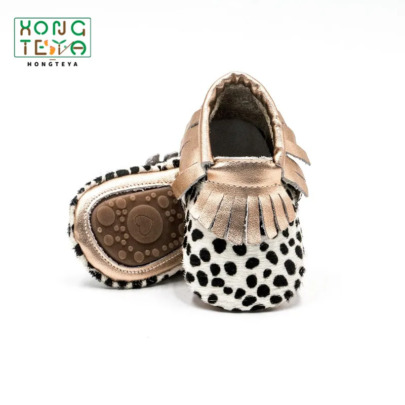 leopard moccasins with fringe