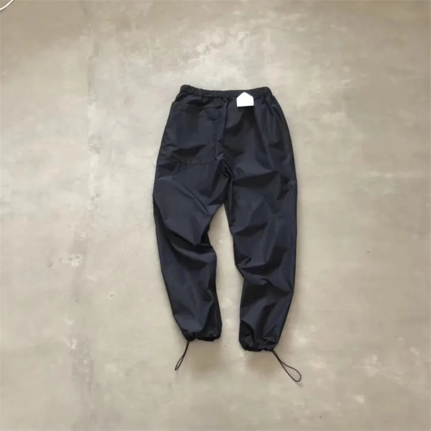 Черные/серые штаны с холодными стенками 2019SS мужские нейлоновые A-COLD-WALL на шнурке* спортивные штаны с принтом логотипа ACW повседневные брюки тренд унисекс