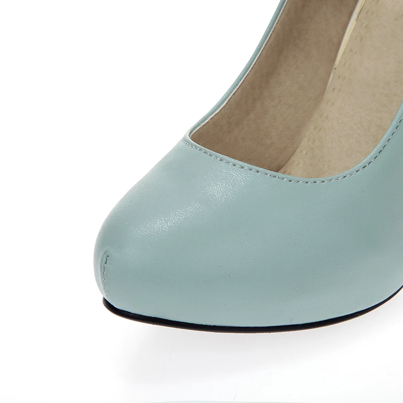 KARINLUNA/Новое поступление; большие размеры 31-43; женская обувь на платформе с круглым носком Элегантные женские вечерние туфли-лодочки на высоком каблуке-шпильке для деловой женщины