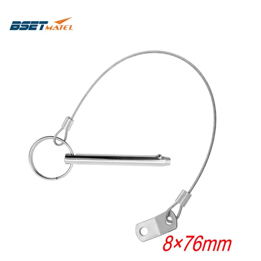 4x 316 Stainless Steel Boat Bimini Top Quick Release Ball Pin with Lanyard 4x 316 Stainless Steel Boat Bimini Top Quick Release Ball Pin with Lanyard