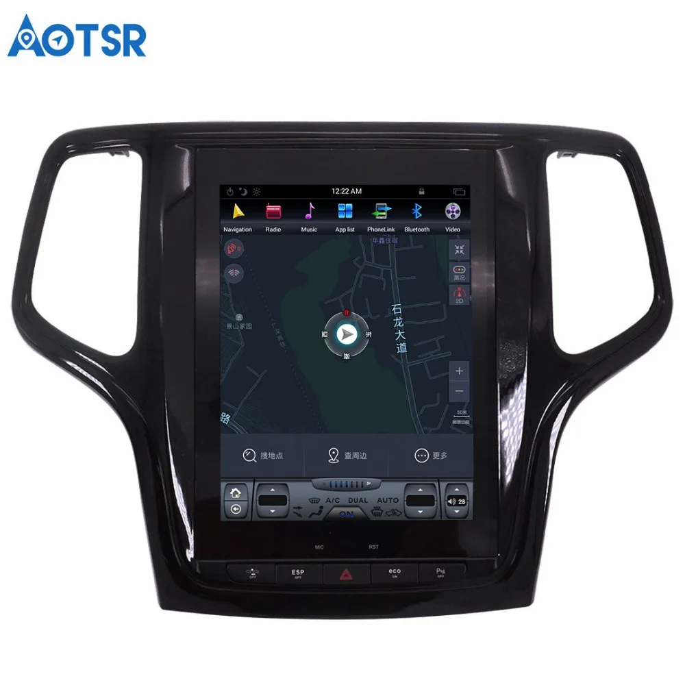 Cheap Aotsr Android 7.1 Tesla style Car GPS Navigation For JEEP Grand Cherokee 2014-2018 headunit multimedia player No DVD player1di 3 Cheap Aotsr Android 7.1 Tesla style Car GPS Navigation For JEEP Grand Cherokee 2014-2018 headunit multimedia player No DVD player1di 3
