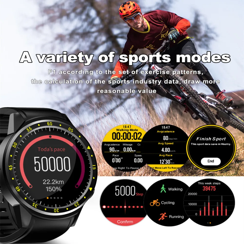 Beseneur F1 Sport Smart Watch With Gps Camera Support Stopwatch Bluetooth Smartwatch Sim Card Wristwatch For Android Ios Phone Smart Watch Smart Watch With Camerawatch With Camera Aliexpress