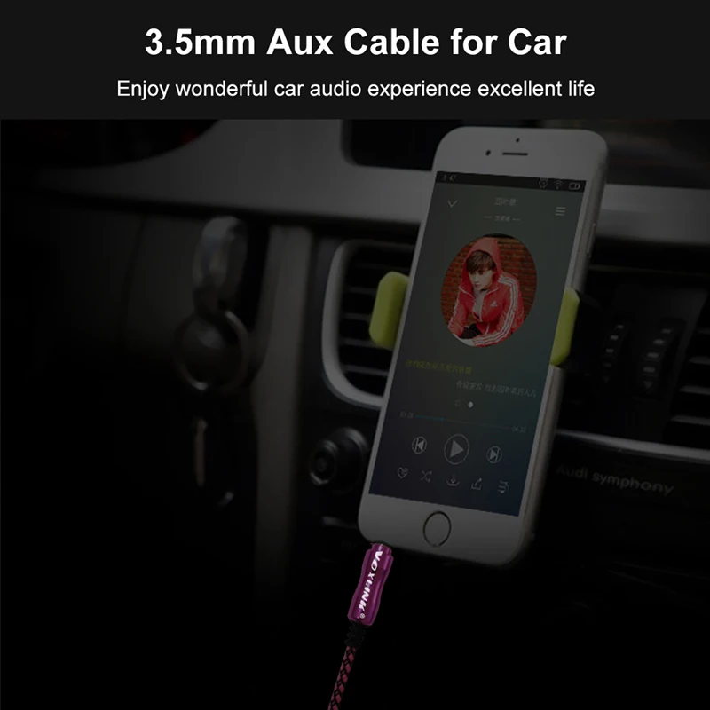 VOXLINK 3 5 мм Aux кабель для iPhone автомобиля Джек мужчинами аудио MP3 наушников