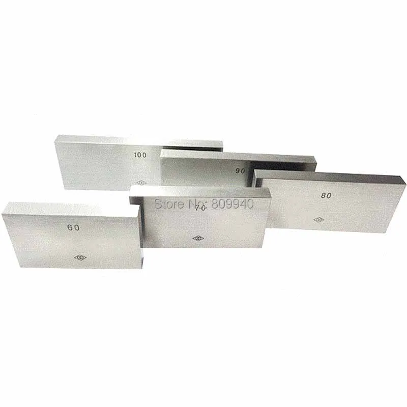 1Pcs 0.5mm, 1mm, 5mm 10mm, 20mm, 25mm,30mm, 40mm, 50mm 스틸 스퀘어 게이지 블록 블록 게이지 측정 블록 스틸 스퀘어 게이지 블록