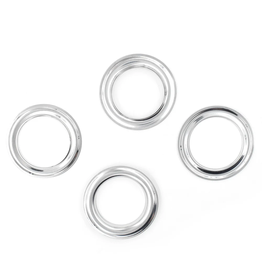 10 Sets 40 MM Metal Curtain Eyelets Sewing Silvery Buttons Patches Bags Accessories Clothes King Rivets Buckle eyelet grommet ring metal eyelet buttons