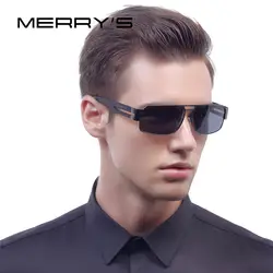 Merry 2017 Алюминий поляризационные Солнцезащитные очки для женщин Для мужчин Классический бренд Защита от солнца очки EMI защищая покрытие