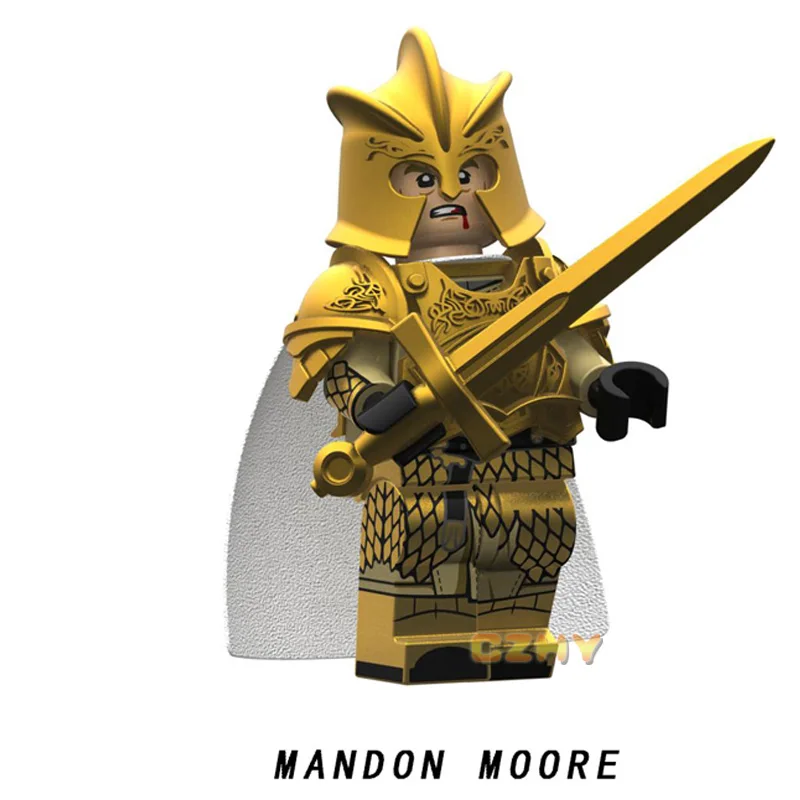XP005 Одиночная распродажа, фигурки Властелина Колец, техника, рыцарь, солдат Гондора, меч, строительные блоки, кирпичи, игрушки KT1014 - Цвет: XP005