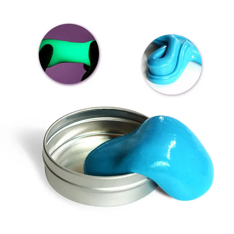 

Glow in the Dark Plasticine Luminous Slime Hand Putty DIY Clay Rubber Mud Toy