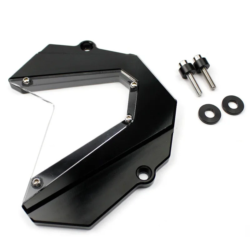 Для Yamaha fzfz9 2013 MT09 Tracer Передняя цепная Звездочка крышка CNC алюминиевый двигатель Crash Chain - Цвет: BLACK