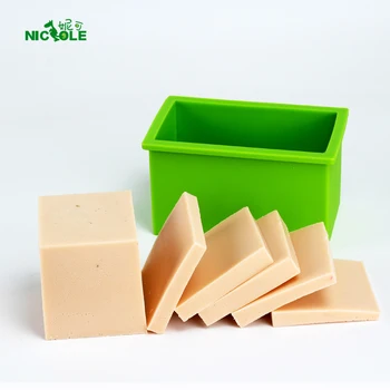 

Soap Silicone Mold Flexible Rectangle Handmade Loaf Bar Mould