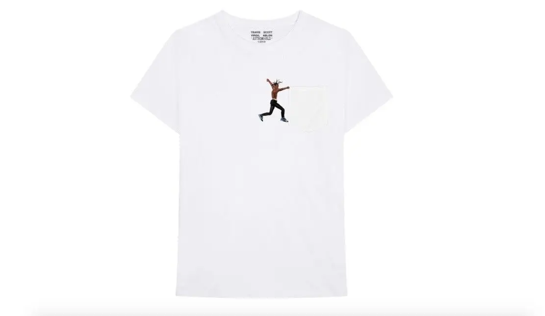 

TRAVIS SCOTT VIRGIL ABLOH ASTROWORLD T-SHIRT SIZE MEDIUM NEW Cool Casual pride t shirt men Unisex Fashion tshirt free shipping