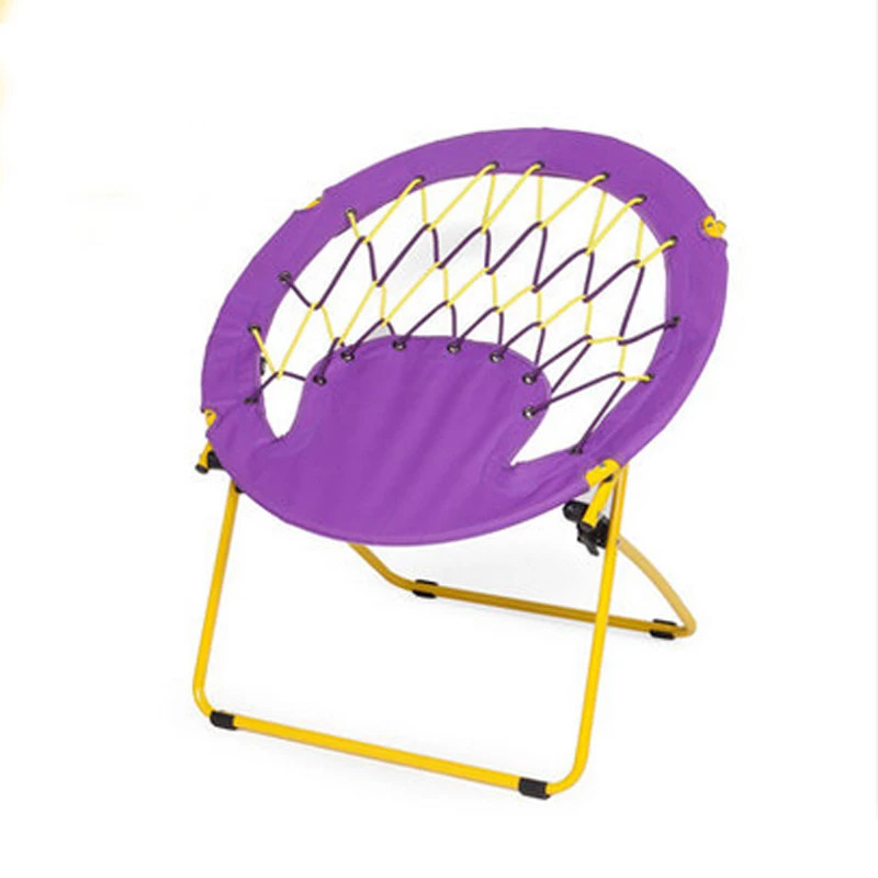 4 pieces for a lot Outdoor Portable Bungee Rope Spring Folding Chairs