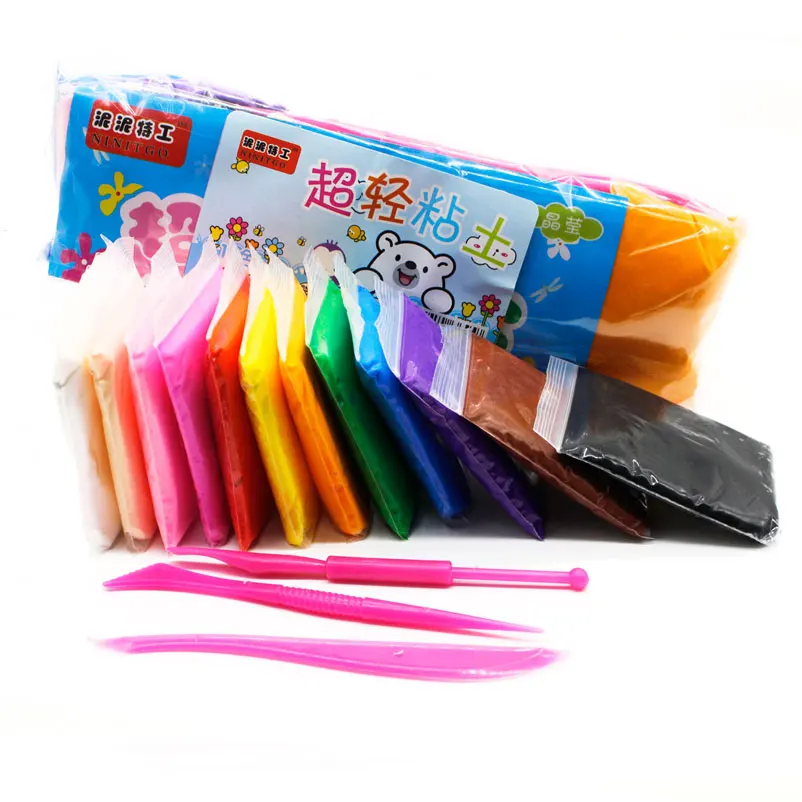 24Pcs-Air-Dry-Light-Clay-Polymer-Plasticine-Modelling-Clay-With-Tools-DIY-Soft-Creative-Handgum-Educational-Slime-Toys-5
