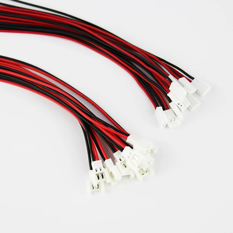 100 pairs 2 Wires Battery Plug Connector 15cm 1S 2 Pins Micro Model