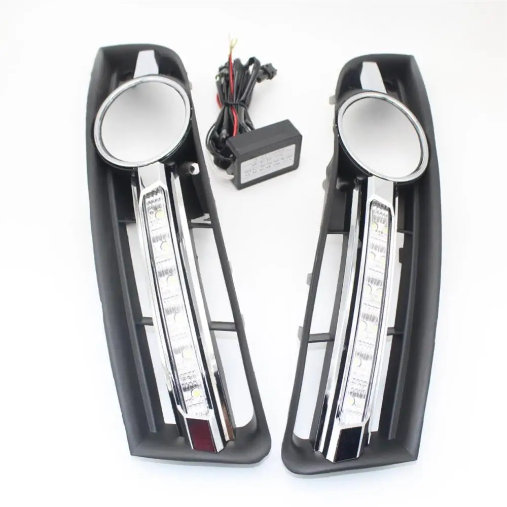  2Pcs x LED DRL For VW Passat B6 2006 2007 2008 2009 2010 2011 Car-styling LED DRL Daytime Running L - 33041204338