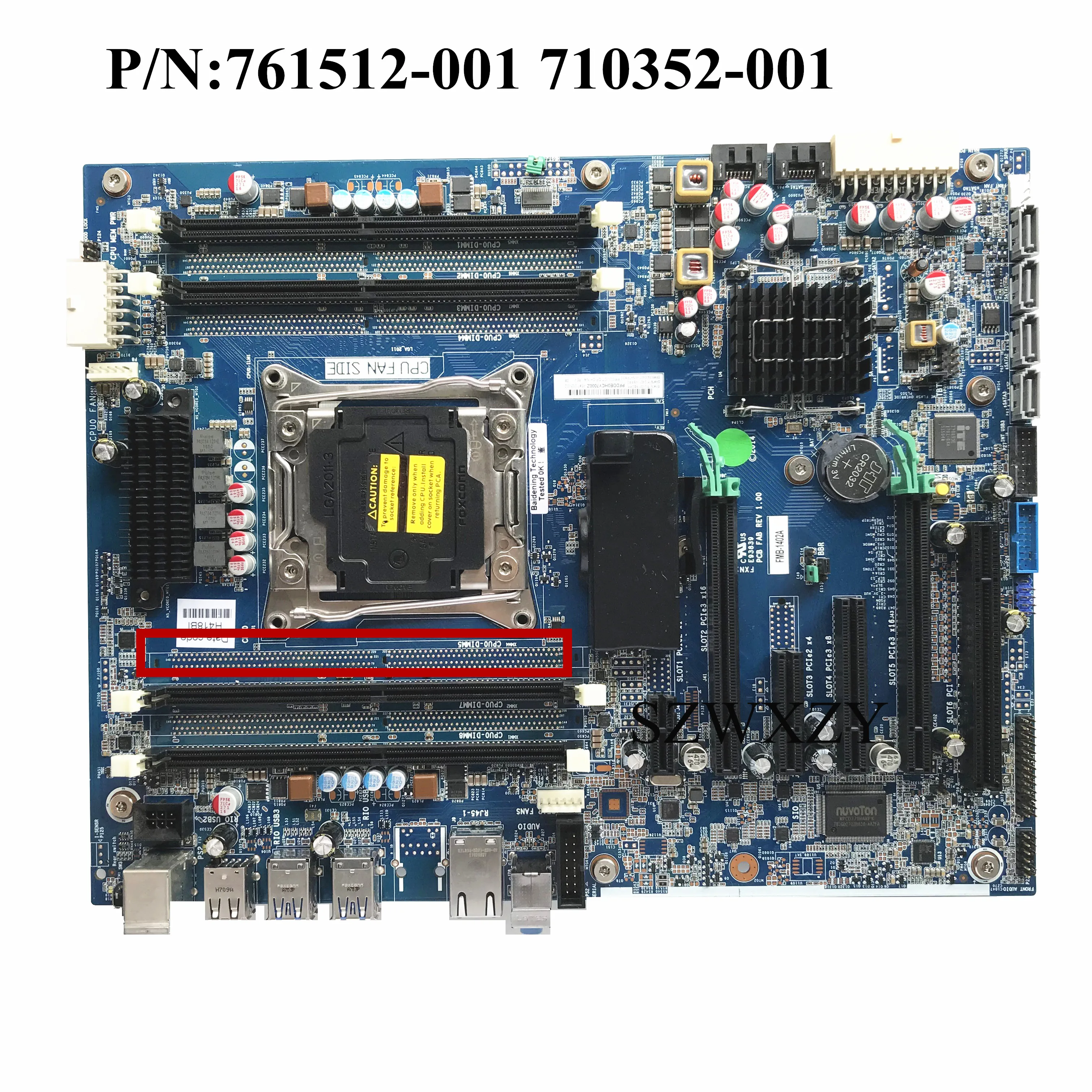 Для HP Z640 рабочая станция Серверная материнская плата DDR4 761512 001 710352 002 X99 C612 LGA 2011 100%