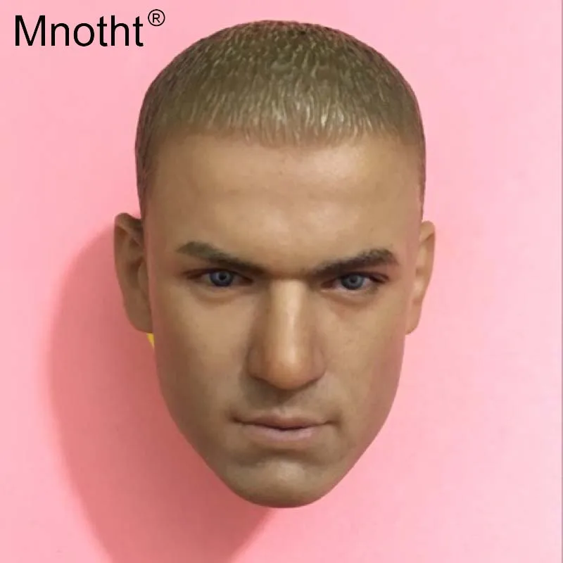 Mnotht 12 Male Soldier Head Sculpt Model Prison Break Mike Head Carving Wentworth Miller Head Model Toys Action Figures m3 Mnotht 12 Male Soldier Head Sculpt Model Prison Break Mike Head Carving Wentworth Miller Head Model Toys Action Figures m3