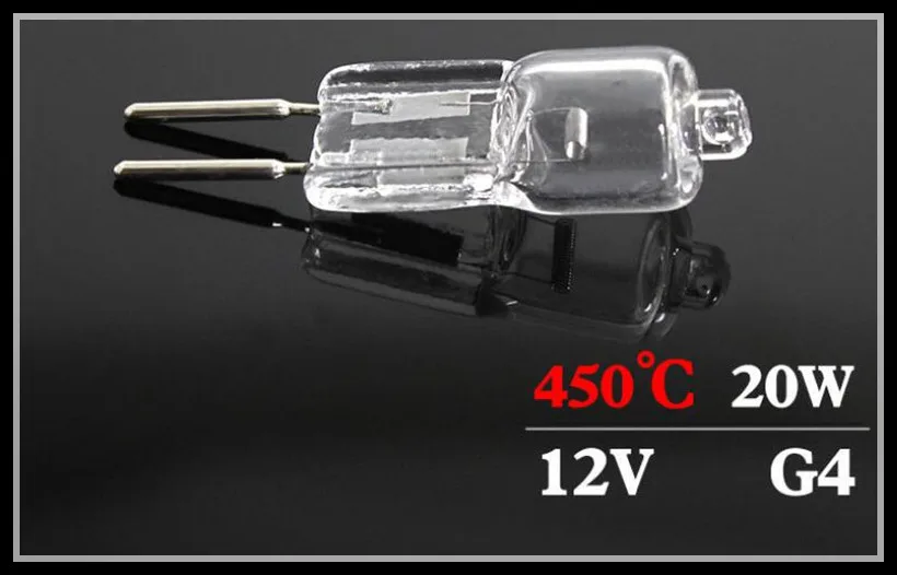 

New G4 oven bulb halogen lampHigh temperature 20W 300 Degree tungsten lamp bead dryer mirror headlight accessories