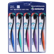 5 шт., для взрослых, зубная щетка, средняя, мягкая, нежная, семейная, щетка для полости рта, гигиена, уход за зубами, СПГ