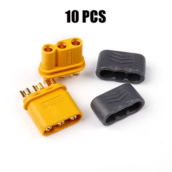 

10PCS AMASS MR30 Plug XT30 Three Core Version with Sheath 2mm Gold Plated Connector for RC Drone Module DIY Spare Parts Access