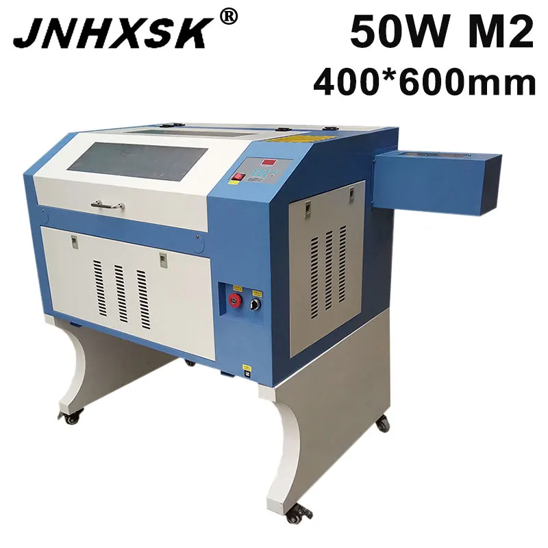 Лазерная гравировальная машина JNHXSK 400*600 мм 50 Вт мощность 220 В/110 В герметичная CO2