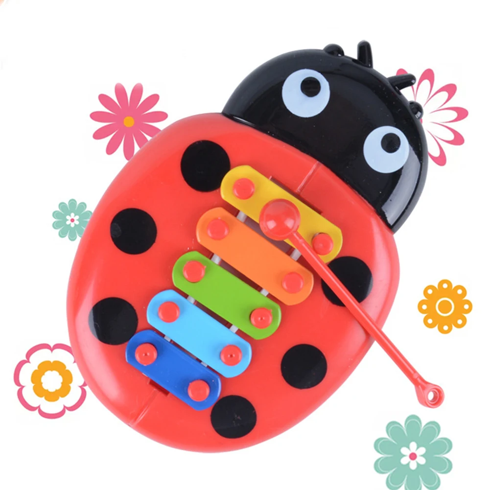 Baby insect hands knock piano xylophone plastic band instruments percussion band instruments early music Random Color