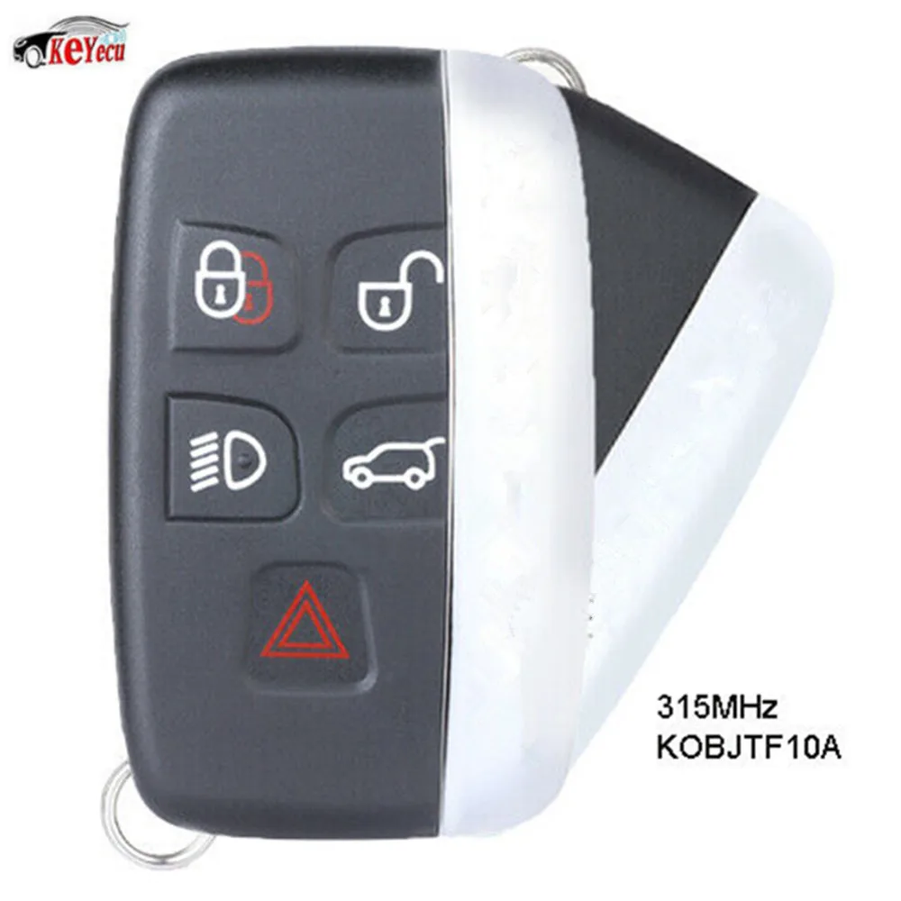 

KEYECU Smart Remote Car Key Fob 5 Button 315MHz for Jaguar XF XJ XK XE 2013-2017 - KOBJTF10A