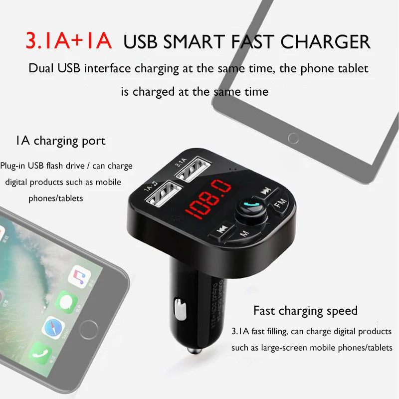 E0070 Bluetooth FM Transmitter (5)