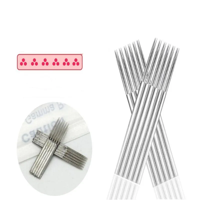 

20 Pcs 6*3RL Tattoo Needles Permanent Makeup Eyebrow Embroidery Blade For 3D Microblading Manual Tattoo Pen