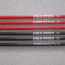 Круглые пользовательский карандаш Продвижение Карандаш отпечатаны Гольф карандаш черного дерева карандаш