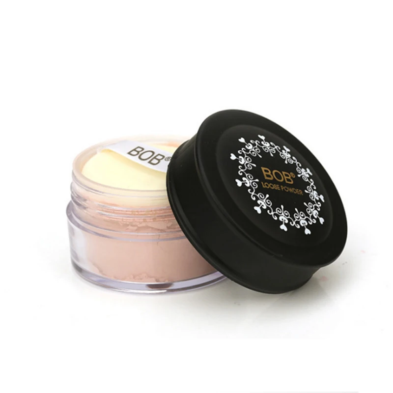 

BOB Make-up brand Loose powder Transpermeable bright color Loose powder Moist Oil control Lithe Exquisite mineral