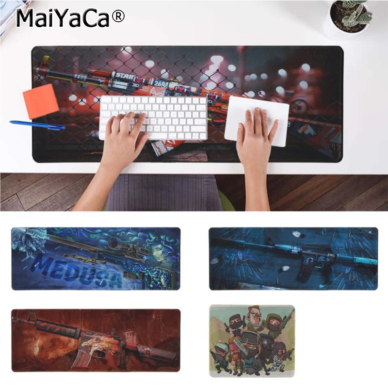

MaiYaCa New Design CS GO Laptop Computer Mousepad Free Shipping Large Mouse Pad Keyboards Mat