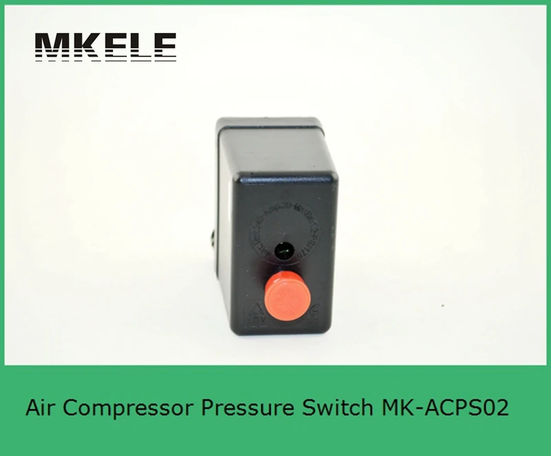 

MK-ACPS02 High Quality 240V, 20A, 50Hz Heavy Duty Air Compressor Pressure Switch Control Valve 1Port Free Shipping 8.0 Kgf/cm3