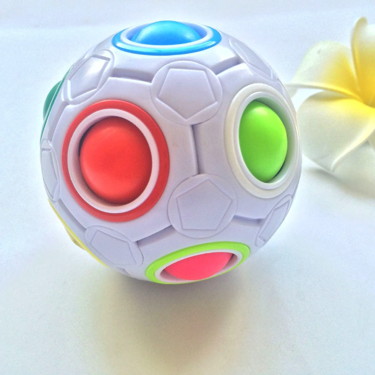 Creative Magic Cube Ball Antistress Rainbow Football Puzzle Montessori Kids Toys for Children Stress Reliever Toy JY70