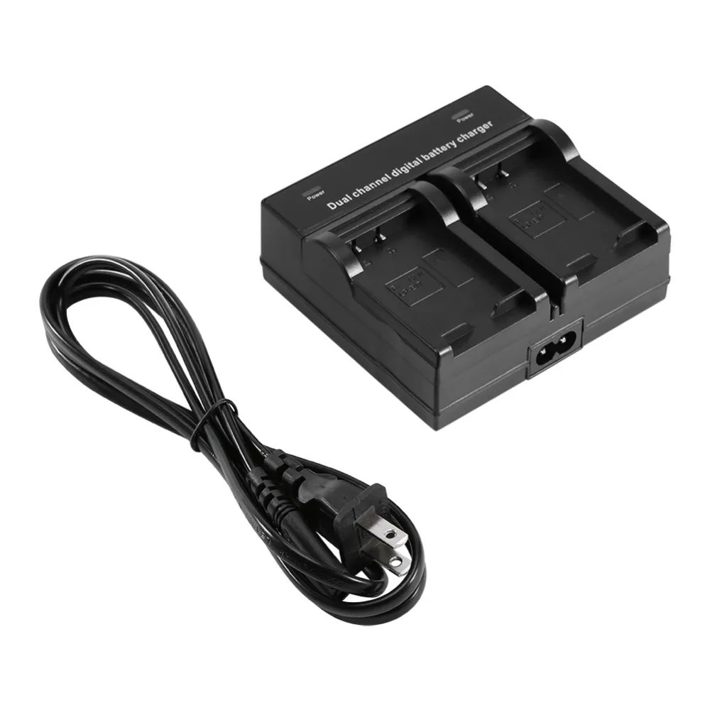8.4V US Plug Dual Channel Digital Battery Charger for CANON LP E17