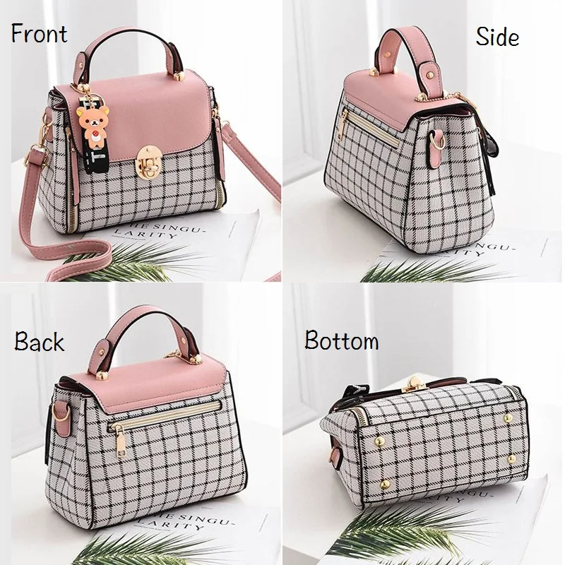 Корейская новая трендовая женская сумка квадратная роскошная дизайнерская сумочка кожаные сумки через плечо ZGW010