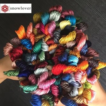 

Snowlover,Needlework DIY crafts 1.2m Multicolors option DMC776-818 10pcs/lot Cross Stitch Cotton Sewing Skeins Embroidery thread