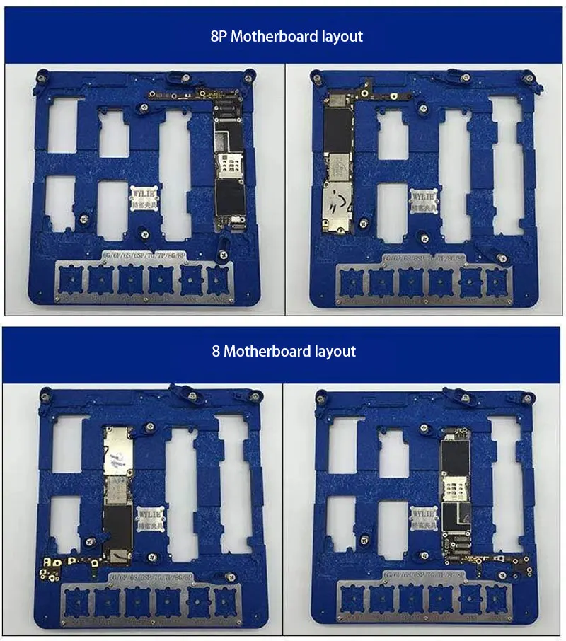 8 в 1 Многофункциональный мобильный телефон высокая точность прибора для iPhone 6 6s 6 p 6s p 7 7 p 8 8 p Процессор NAND материнская плата