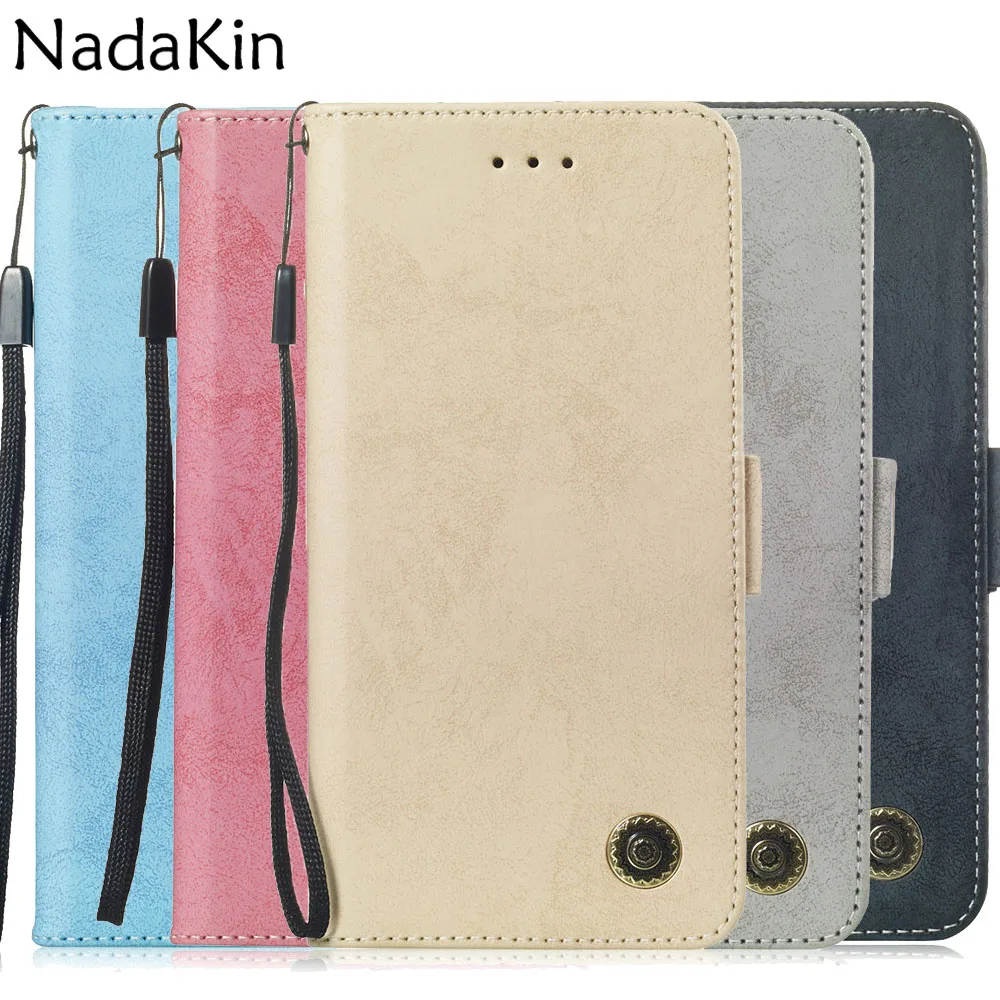 

Retro Stylish Flip Book Phone Shell Case for Huawei P30 Pro P Smart 2019 Mate 20 X Honor View 20 10 Nova 4 With Strap Card Slots