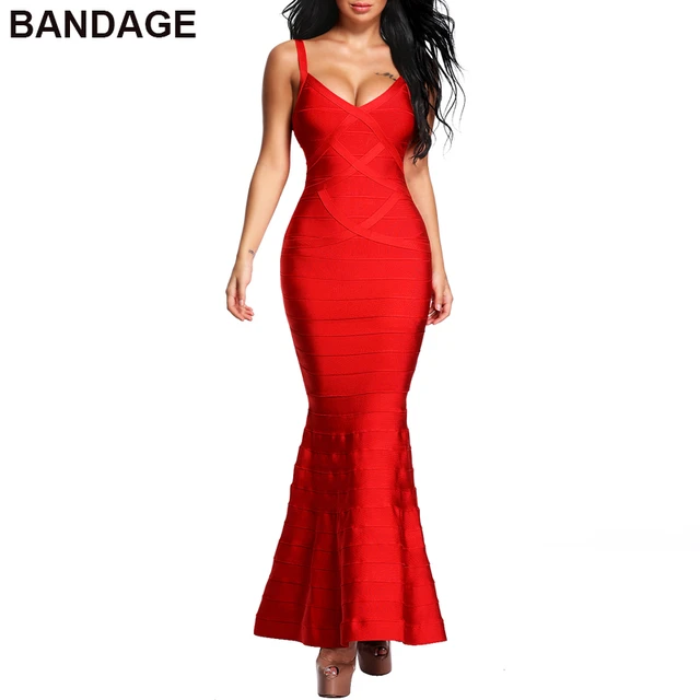 Maxi de para fiesta de noche 2018 llegadas vestido de graduación con corte sirena Vestidos con correa cuello pico Vestidos largos sin mangas - AliExpress