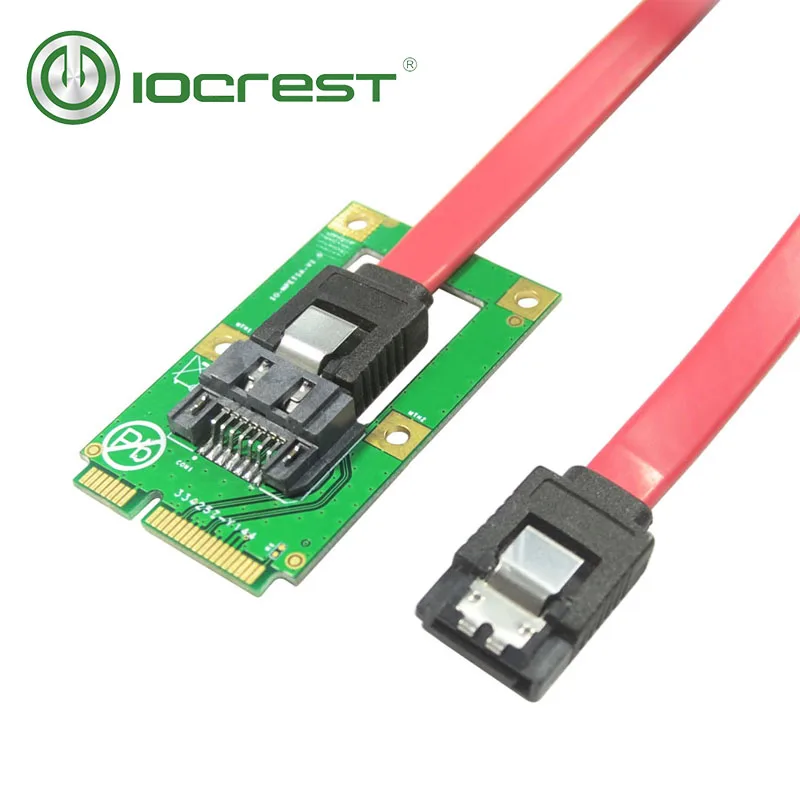 IOCREST mSATA to 7 Pin SATA Converter Adapter-in Add On Cards from ...