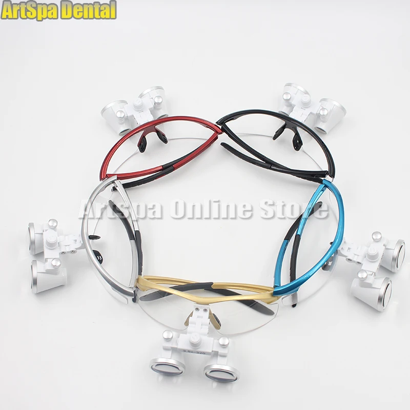  Dental Surgical Loupe Magnifier Binocular Magnifier with LED Head Light Lamp Dental Loupes - 32831235955
