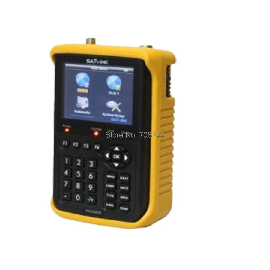 Satlink WS6909 3,5 'DVB-S& DVB-T Combo сигнал ресивер Satlink 6909 спутниковый& наземного сигнала метр Sathero Satlink WS-6909